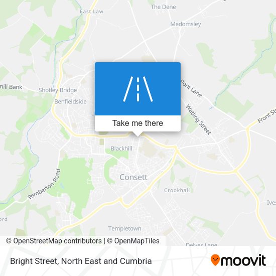 Bright Street map