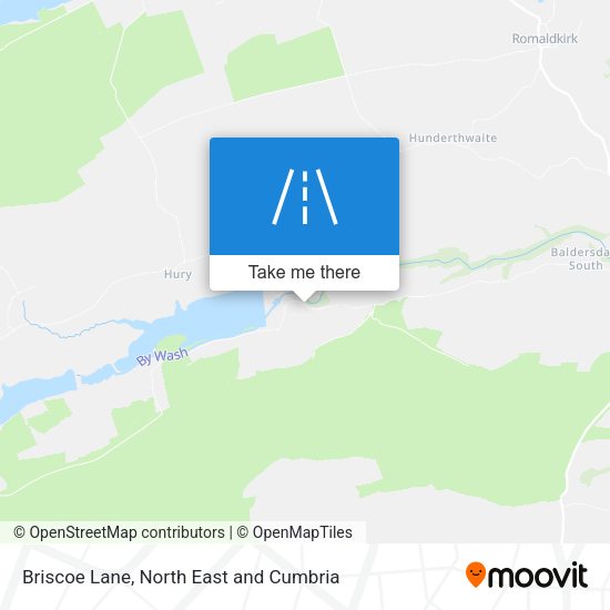 Briscoe Lane map