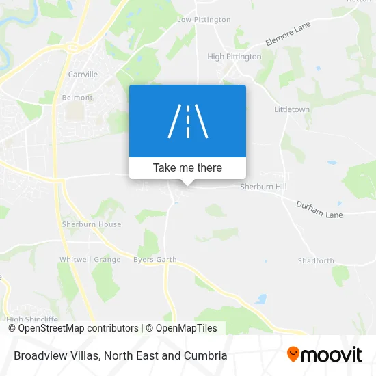 How to get to Broadview Villas, County Durham by bus?