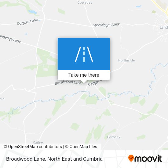 Broadwood Lane map