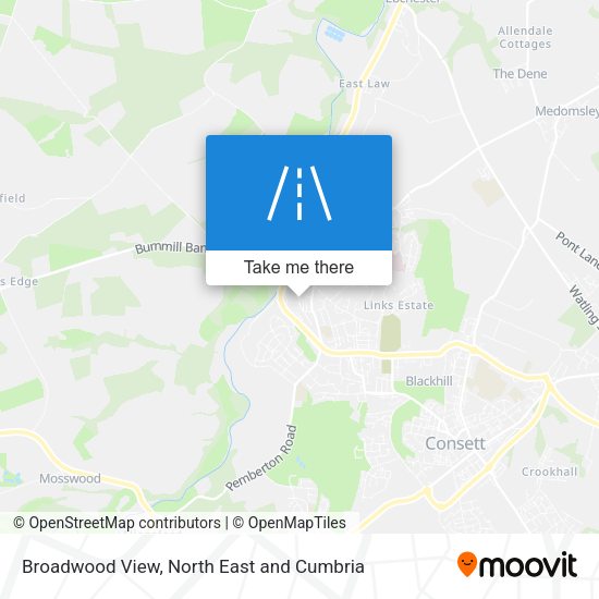Broadwood View map