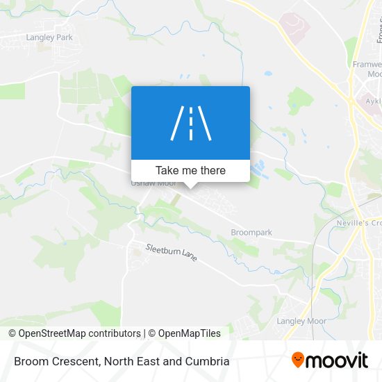 Broom Crescent map