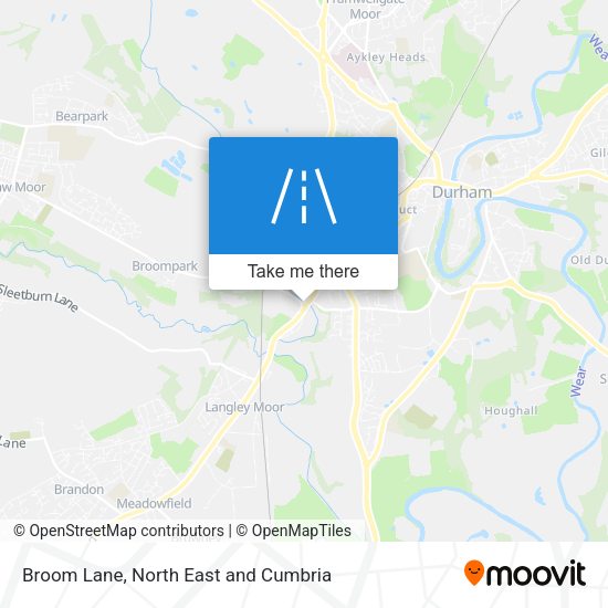 Broom Lane map