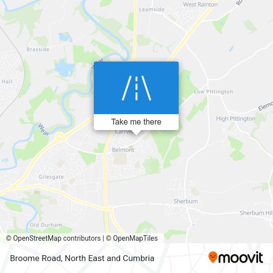 Broome Road map