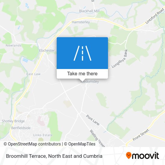 Broomhill Terrace map
