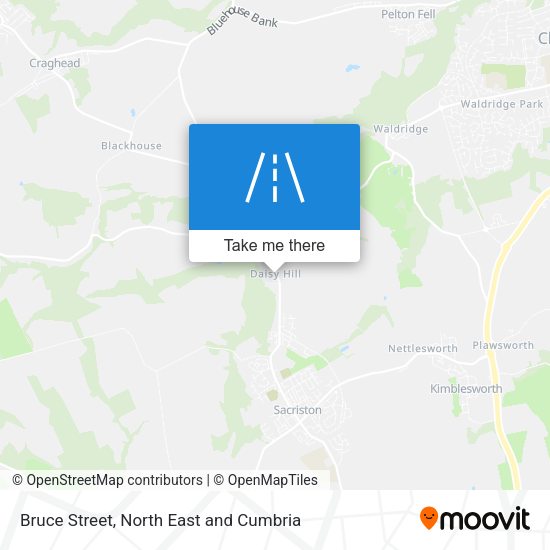 Bruce Street map