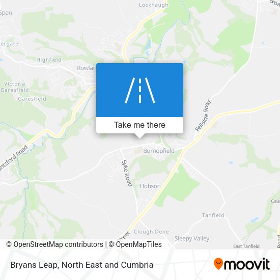 Bryans Leap map