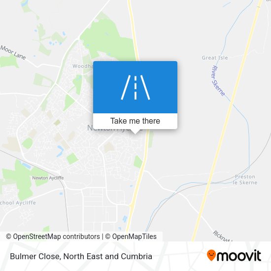 Bulmer Close map