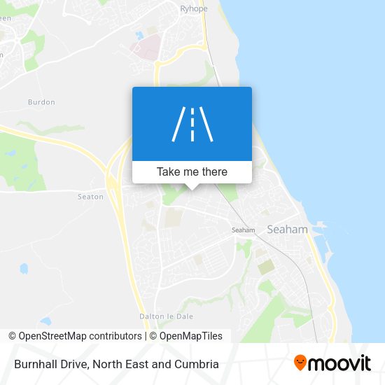 Burnhall Drive map