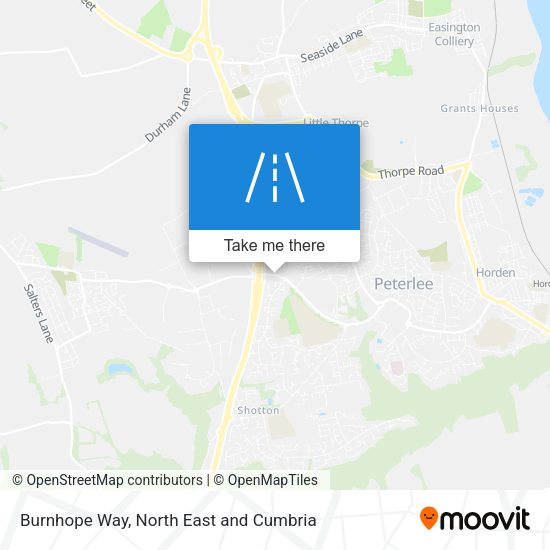 Burnhope Way map