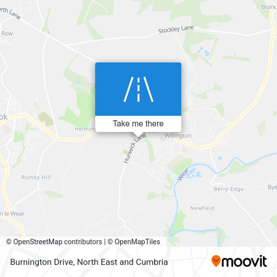 Burnington Drive map