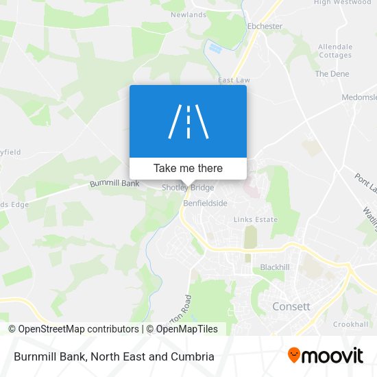 Burnmill Bank map