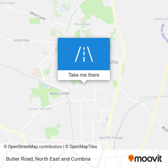 Butler Road map