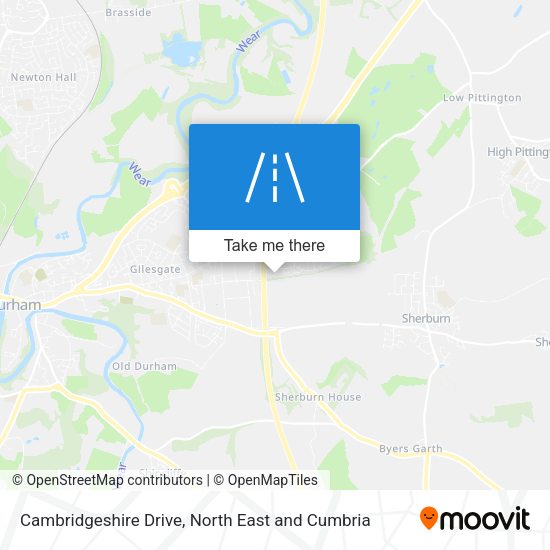 Cambridgeshire Drive map