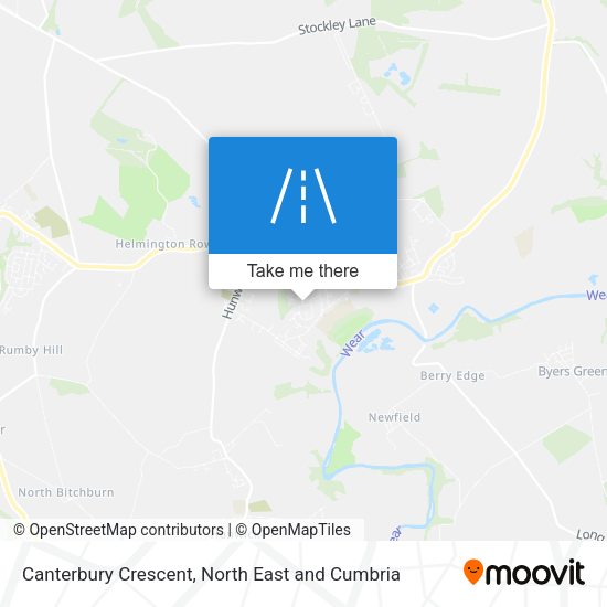 Canterbury Crescent map