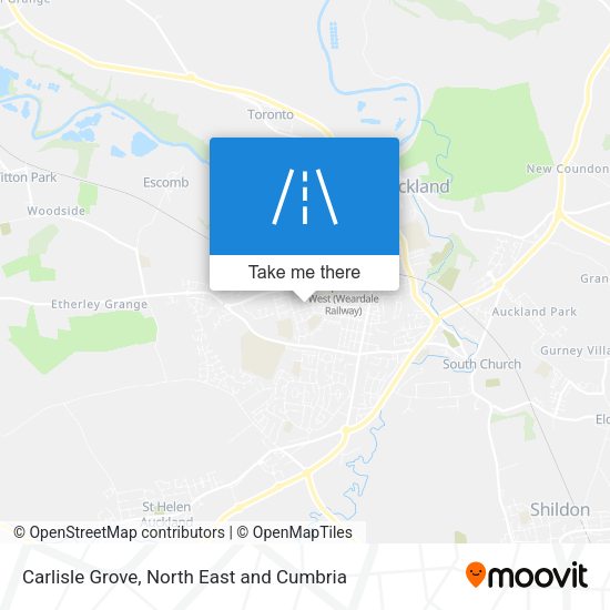 Carlisle Grove map