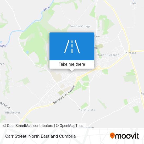 Carr Street map