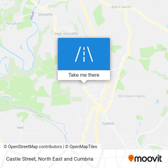 Castle Street map