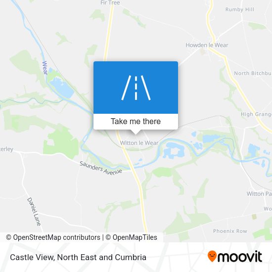 Castle View map