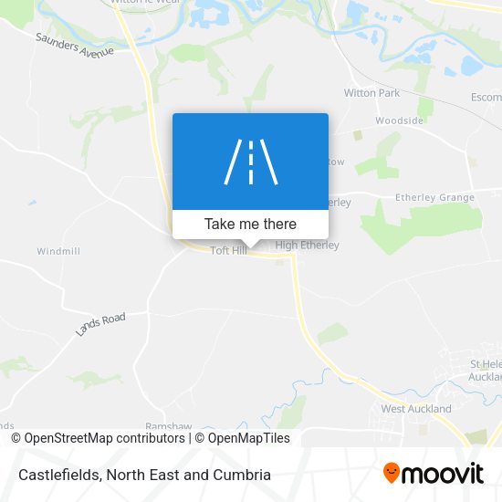 Castlefields map