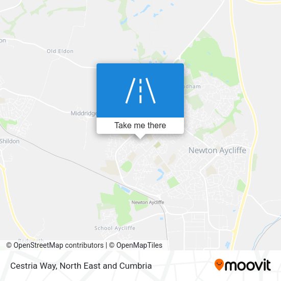 Cestria Way map