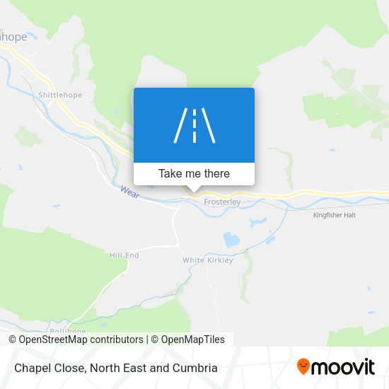 Chapel Close map