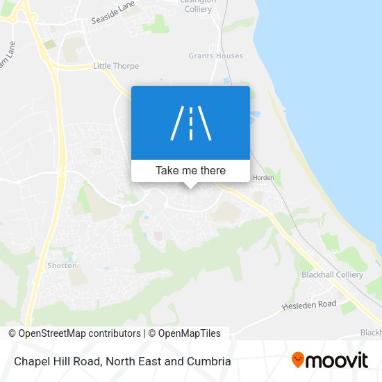 Chapel Hill Road map