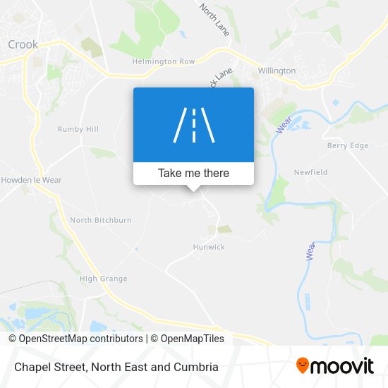 Chapel Street map