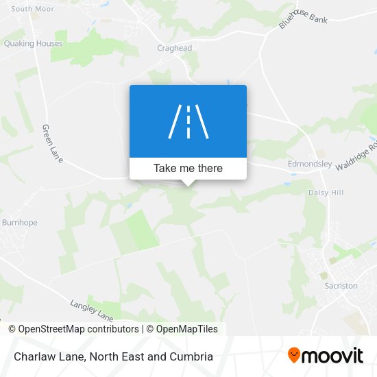 Charlaw Lane map