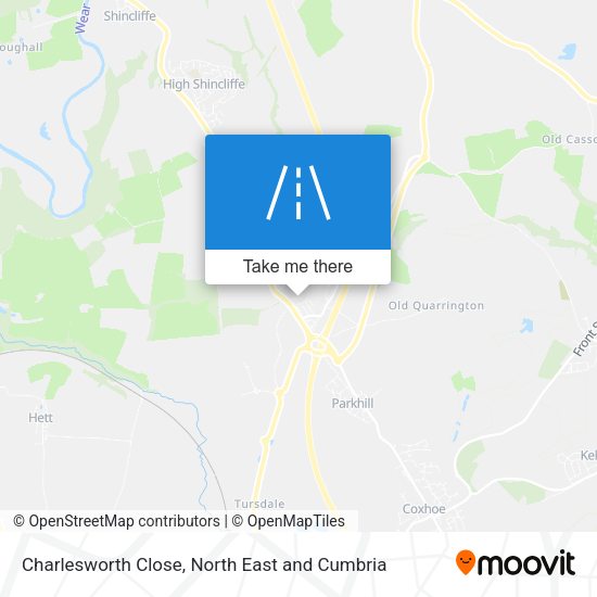 Charlesworth Close map