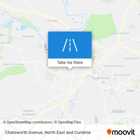 Chatsworth Avenue map