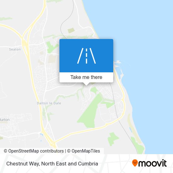 Chestnut Way map