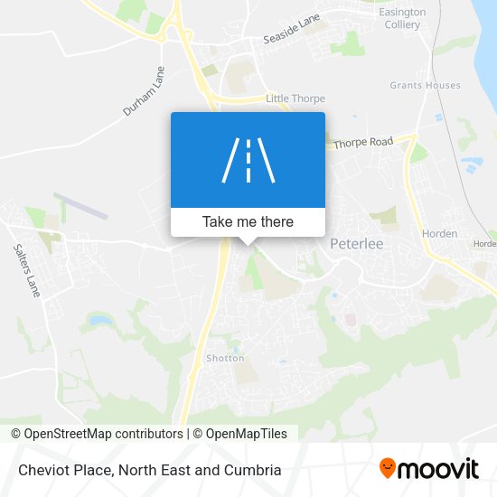 Cheviot Place map