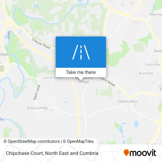 Chipchase Court map