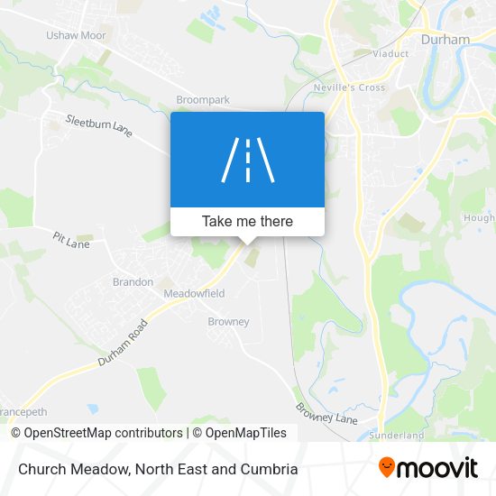 Church Meadow map