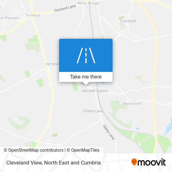 Cleveland View map