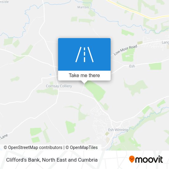 Clifford's Bank map