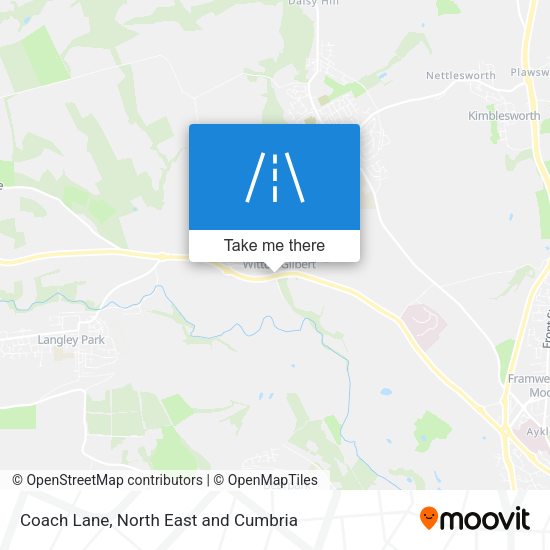 Coach Lane map