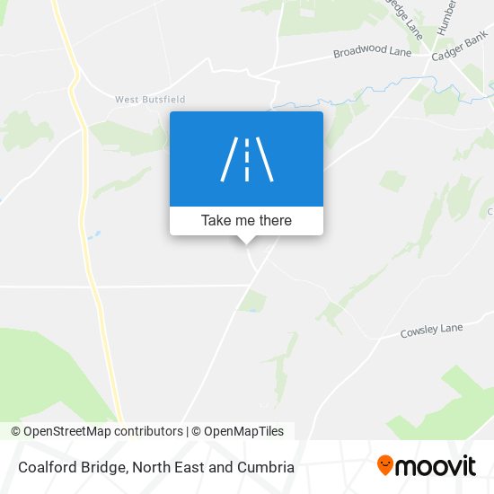 Coalford Bridge map