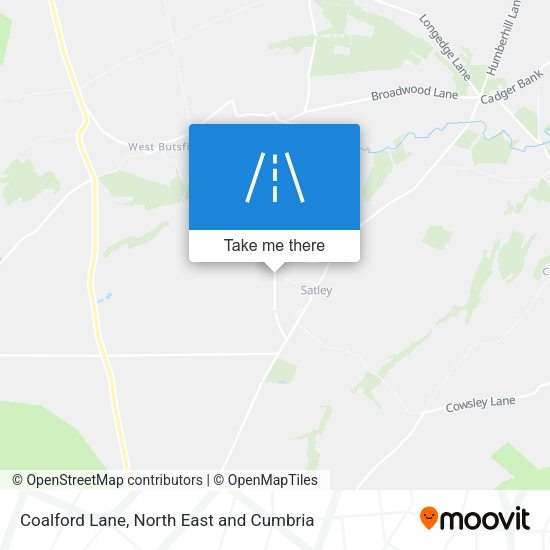 Coalford Lane map