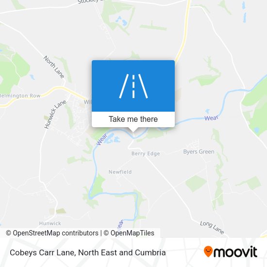 Cobeys Carr Lane map