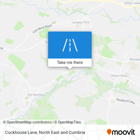 Cockhouse Lane map