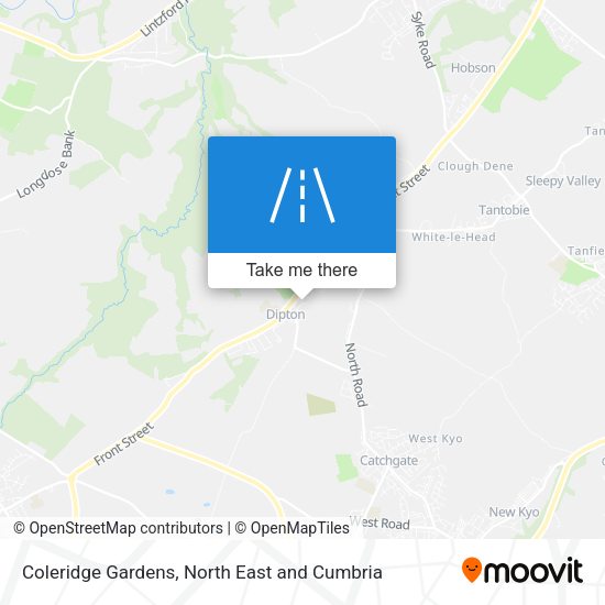Coleridge Gardens map