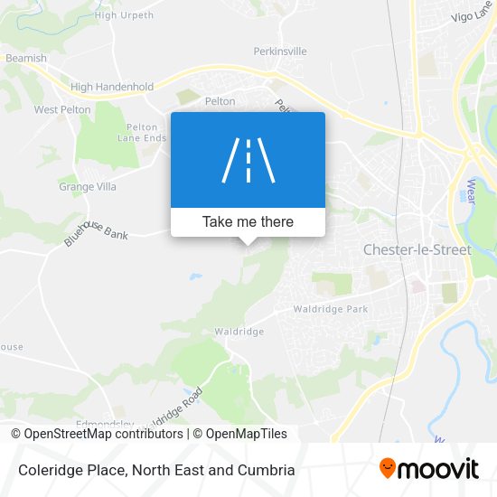 Coleridge Place map