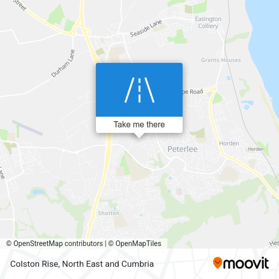Colston Rise map