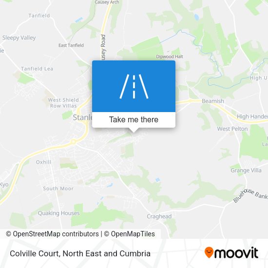 Colville Court map