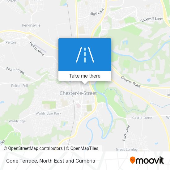 Cone Terrace map
