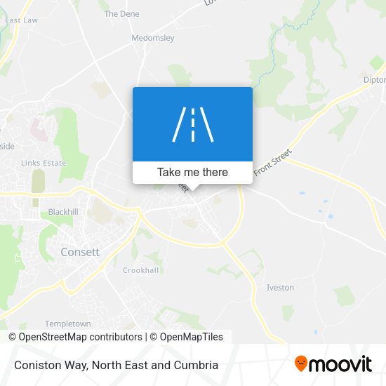 Coniston Way map