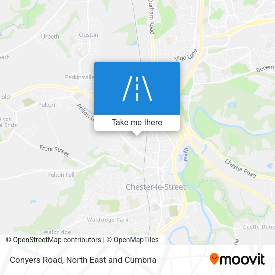 Conyers Road map