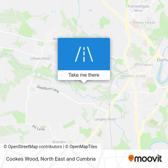 Cookes Wood map